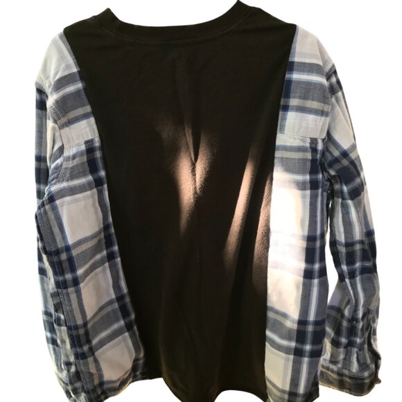 Upcycled Oversized Astronaut Graphic T-Shirt, Boy’s Size 10-12: Pullover Sweater - Picture 8 of 11